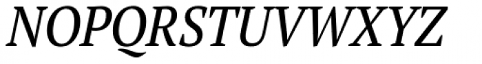 PT Serif Pro Narrow Italic Font UPPERCASE