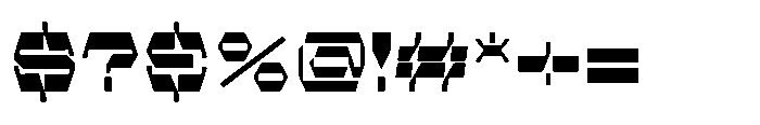 PTS Pharma Black Expanded Font OTHER CHARS