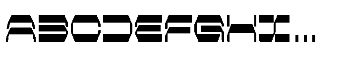 PTS Pharma Black Expanded Font UPPERCASE