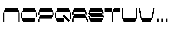PTS Pharma Black Expanded Font UPPERCASE