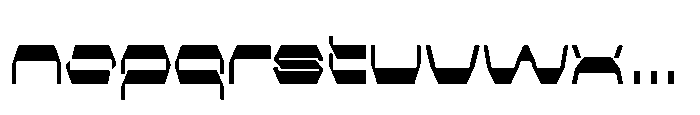 PTS Pharma Black Expanded Font LOWERCASE