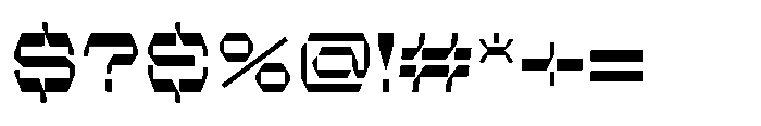 PTS Pharma Bold Expanded Font OTHER CHARS