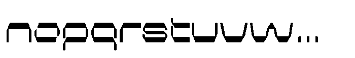 PTS Pharma Bold Expanded Font LOWERCASE