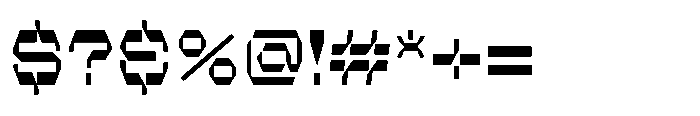 PTS Pharma Bold Semi Expanded Font OTHER CHARS