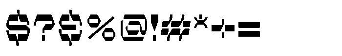 PTS Pharma Extra Bold Semi Expanded Font OTHER CHARS