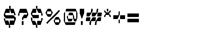 PTS Pharma Extra Bold Font OTHER CHARS