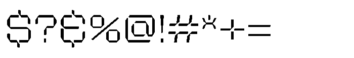 PTS Pharma Light Semi Expanded Font OTHER CHARS