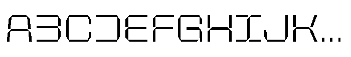PTS Pharma Light Semi Expanded Font UPPERCASE