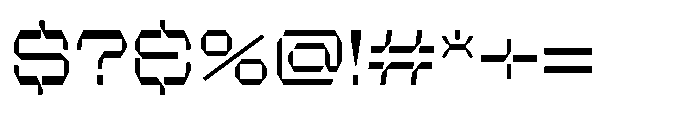 PTS Pharma Medium Expanded Font OTHER CHARS