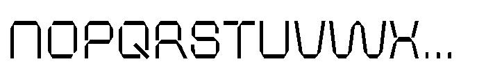 PTS Pharma Regular Font UPPERCASE