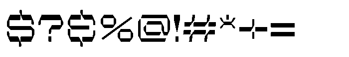 PTS Pharma Semi Bold Expanded Font OTHER CHARS