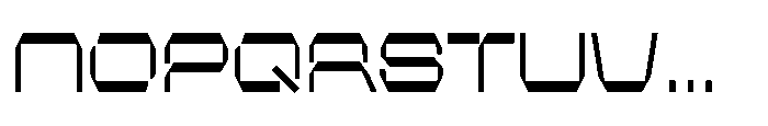 PTS Pharma Semi Bold Expanded Font UPPERCASE