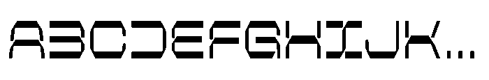 PTS Pharma Semi Bold Semi Expanded Font UPPERCASE