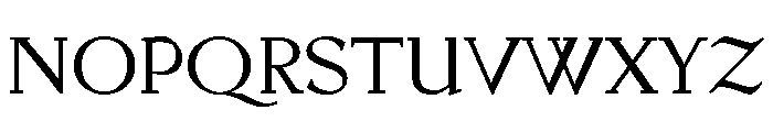 Ptolemy GreatPrimer18 Font UPPERCASE