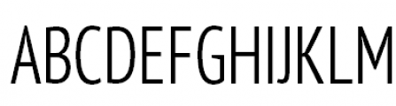 PT Sans Pro Cond Light Font UPPERCASE