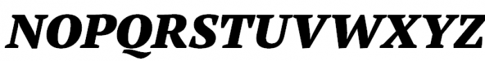 PT Serif Pro Black Italic Font UPPERCASE