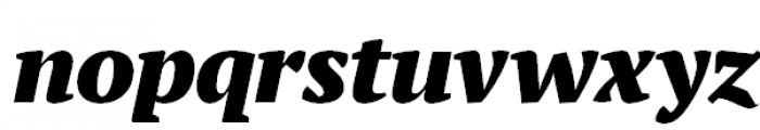 PT Serif Pro Black Italic Font LOWERCASE