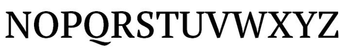 PT Serif Pro Demi Font UPPERCASE