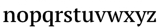 PT Serif Pro Demi Font LOWERCASE