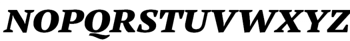 PT Serif Pro Extended Black Italic Font UPPERCASE