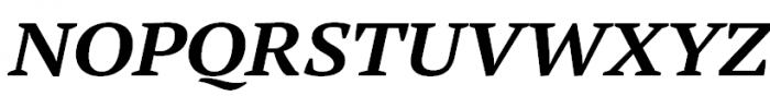 PT Serif Pro Extended Bold Italic Font UPPERCASE