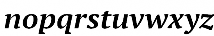 PT Serif Pro Extended Bold Italic Font LOWERCASE