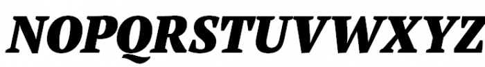 PT Serif Pro Narrow Black Italic Font UPPERCASE