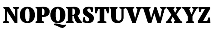 PT Serif Pro Narrow Black Font UPPERCASE