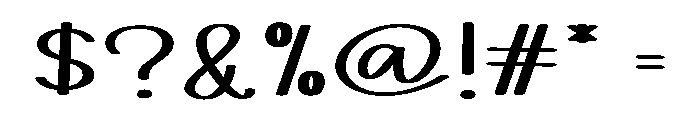 Public Font OTHER CHARS