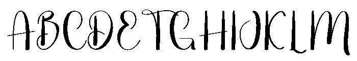Pudding Homemade Font UPPERCASE