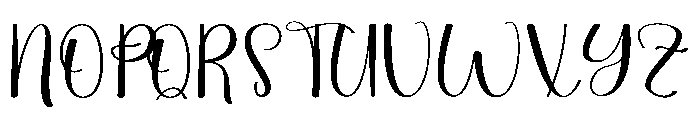 Pudding Homemade Font UPPERCASE