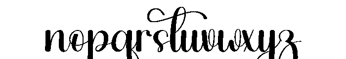 Pudding Homemade Font LOWERCASE