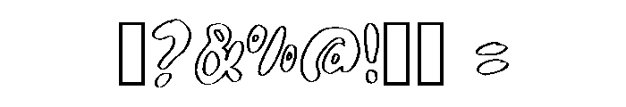 Pudding Pop Regular Font OTHER CHARS