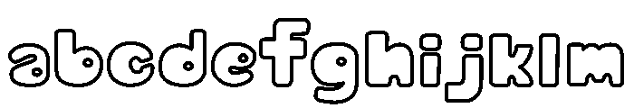 Pudding Soda Outline FONT