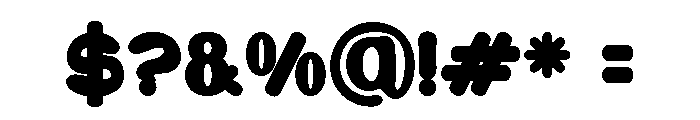 Pudgeloo Regular Font OTHER CHARS