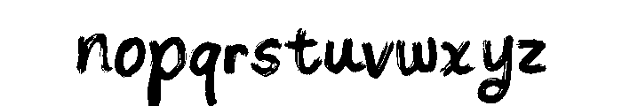 Pueblo Font LOWERCASE