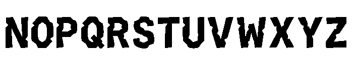 Puffer Regular Font LOWERCASE