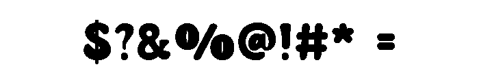 Puffetto Regular Font OTHER CHARS