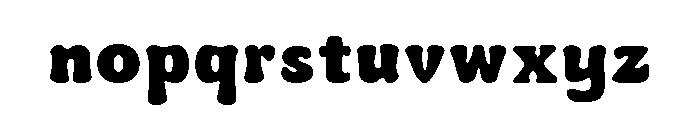 Puffetto Regular Font LOWERCASE