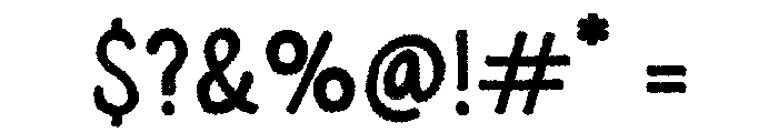 Puffi Font OTHER CHARS