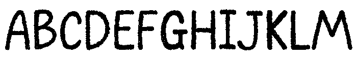 Puffi Font UPPERCASE