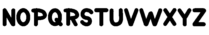 Puffy Blossom Regular Font UPPERCASE