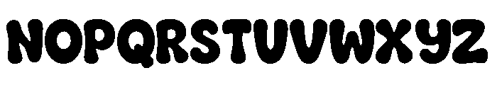 Puffy Chunk Font UPPERCASE