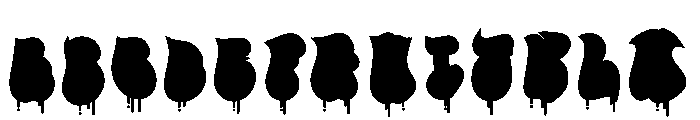 Puffy Jelly Font UPPERCASE