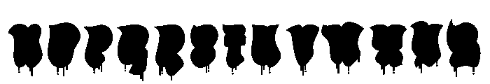 Puffy Jelly Font LOWERCASE