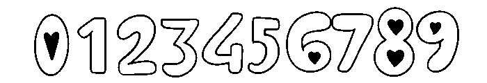 Puffy Love Style Font OTHER CHARS