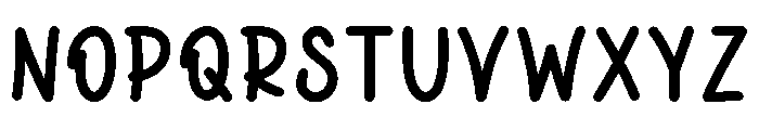Puffy Parade Regular Font UPPERCASE