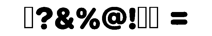 Puffy Play Regular Font OTHER CHARS
