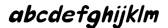 Puffy Soda Italic FONT