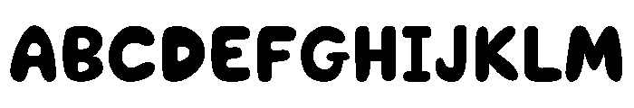 Puffy Soda Font UPPERCASE